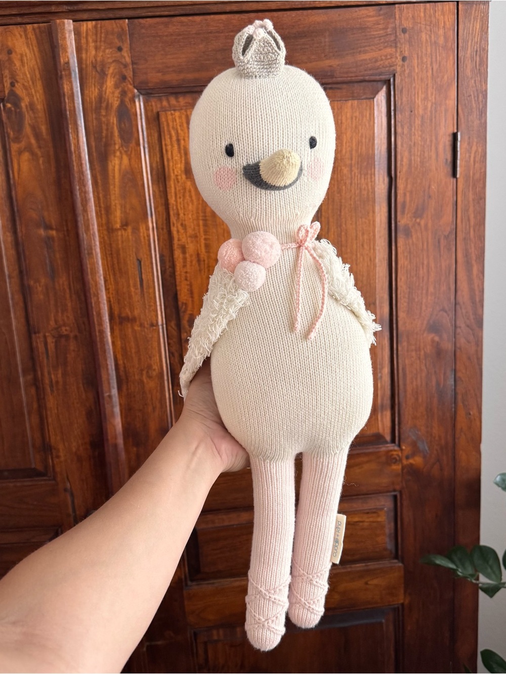 Cuddle + Kind Harlow the Swan Regular 20” size